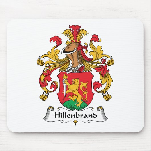 Hillenbrandの家紋 マウスパッド (正面)