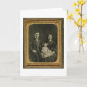 Hiller家族、c.1850 (銀板写真) カード (黄色い花)