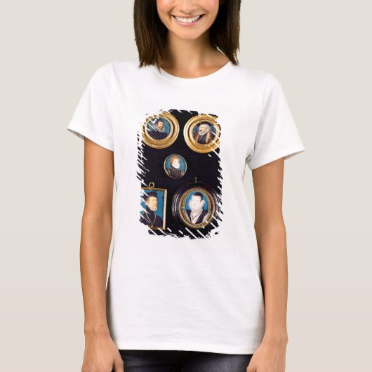 Hilliardの父と母のミニチュア自己p Tシャツ (正面)