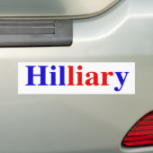 "Hilliary " バンパーステッカー (車上)