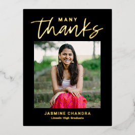 HILLSのクールありがとうはがき 箔シーズンポストカード