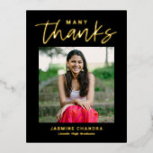 HILLSのクールありがとうはがき 箔シーズンポストカード (正面)