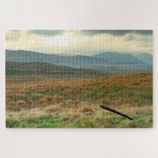Hills of Perthshire, Scotland 1014-pc ジグソーパズル (横)