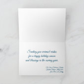 Hillsboroの入口ライトフロリダのカスタムのクリスマス シーズンカード (内部)