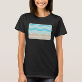 Hillsboro Beach Florida Retro FL Waves Beach Souve Tシャツ (正面)