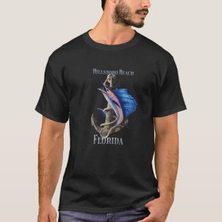 Hillsboro Beach Florida Swordfish Marlin Ocean Fis Tシャツ