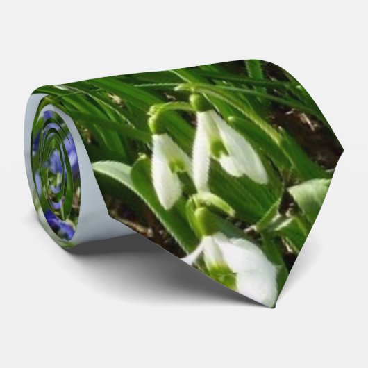 Hillside of Early Spring Flowers Landscape ネクタイ (ロール)