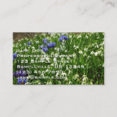 Hillside of Early Spring Flowers Landscape 名刺 (正面)