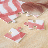 Hillside Picnic | Painted Watercolor Landscape ジグソーパズル (側面)