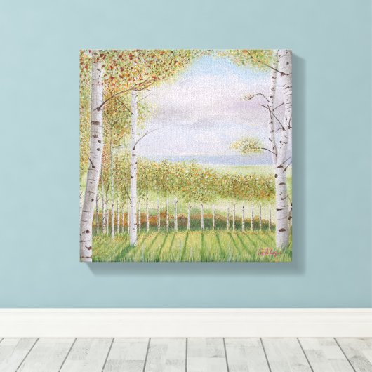 Hillside Special Spot キャンバスプリント (インサイチュ (ウッドフロア))