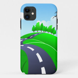 Hilly道路、iPhone 5ケース iPhone 11 ケース