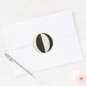 Hilma af Klintによる現在のマハトマスの視点 ラウンドシール (封筒)