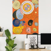 Hilma af Klintの後で10番目に大きい、No.4 ポスター (ホームオフィス)