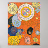 Hilma af Klintの後で10番目に大きい、No.4 ポスター (正面)