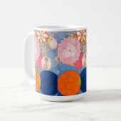 Hilma af Klintの後の10番目に大きい、第2ドット コーヒーマグカップ (正面左)