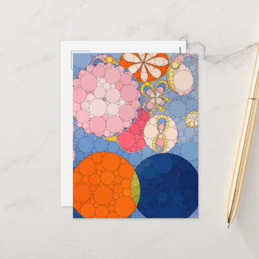 Hilma af Klintの後の10番目に大きい、第2ドット シーズンポストカード (正面/裏面インサイチュ)