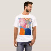 Hilma af Klintの後の10番目に大きい、第2ドット Tシャツ (正面フル)