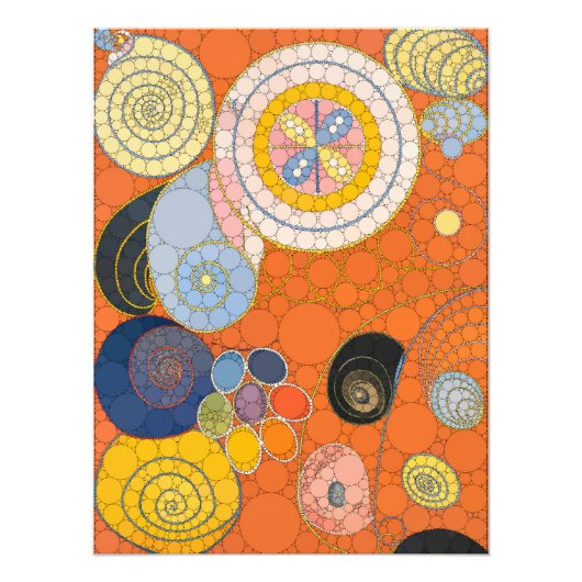 Hilma af Klintの後の10番目に大きい、第4点 フォトプリント (正面)