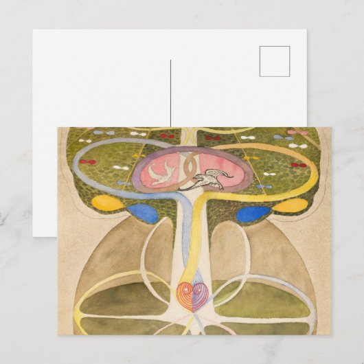 Hilma af Klintの知識の木 ポストカード (正面/裏面)