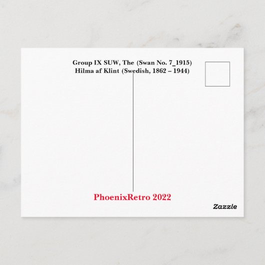 Hilma af Klintはがき ポストカード (裏面)
