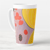 Hilma af Klint カフェラテマグ (左アングル)