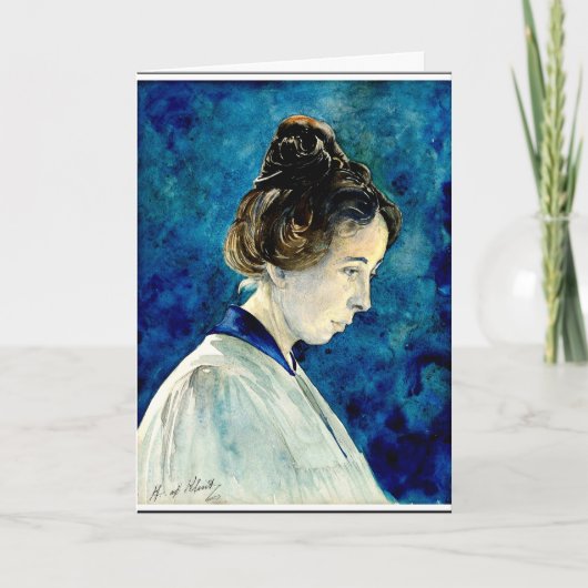 Hilma af Klint – セルフポートレート, 1920 カード (正面)