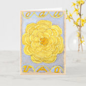 Hilma af Klint – 原始的なカオス, No. 24 カード (黄色い花)