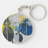 Hilma af Klint – 大きな姿絵画 キーホルダー (裏面)