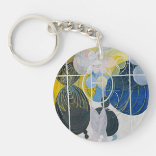 Hilma af Klint – 大きな姿絵画 キーホルダー