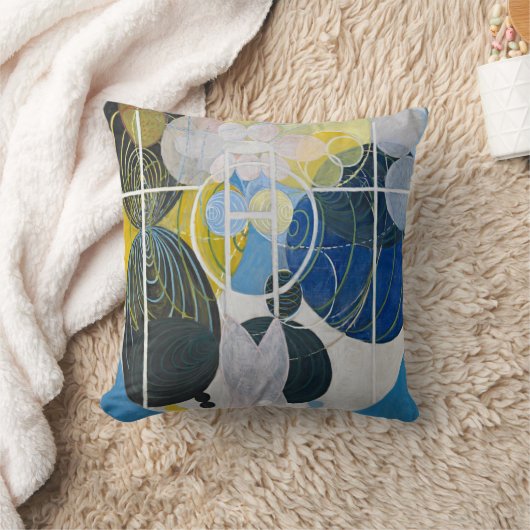 Hilma af Klint – 大きな姿絵画 クッション (ブランケット)