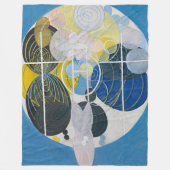Hilma af Klint – 大きな姿絵画 フリースブランケット (正面)