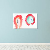 Hilma af Klint – 小麦とWORMWOOD 1922 キャンバスプリント (インサイチュ (ウッドフロア))