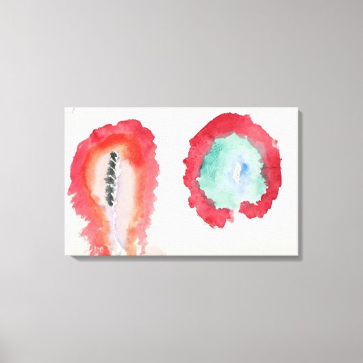 Hilma af Klint – 小麦とWORMWOOD 1922 キャンバスプリント (正面)