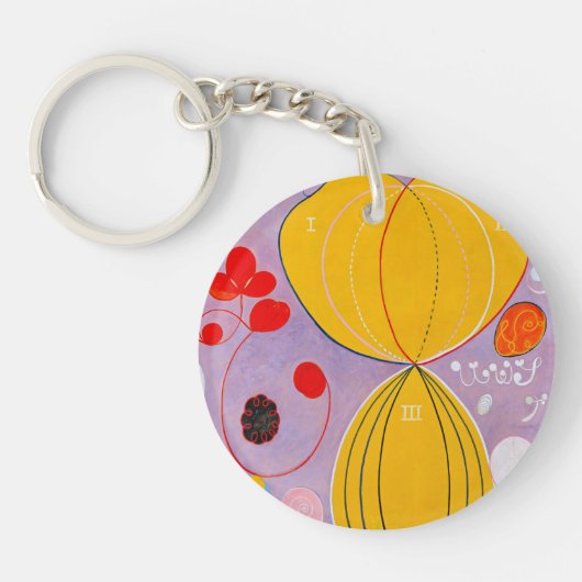 Hilma af Klint – 最大10位7 キーホルダー (正面)