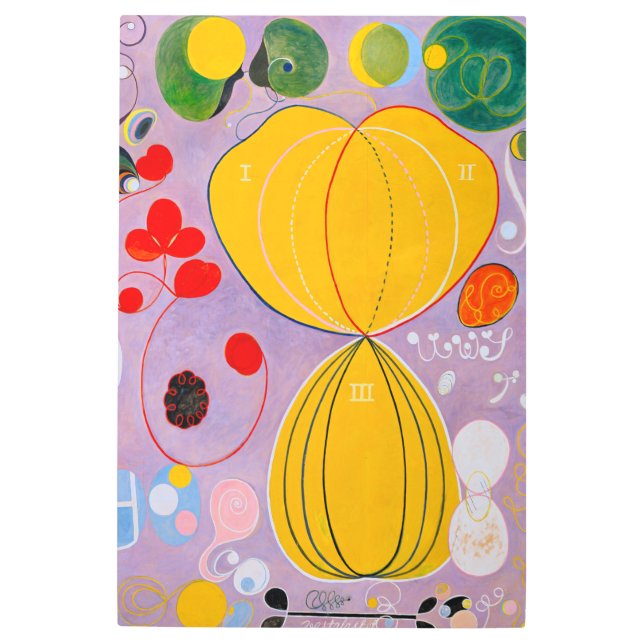 Hilma af Klint – 最大10位7 メタルプリント (正面)