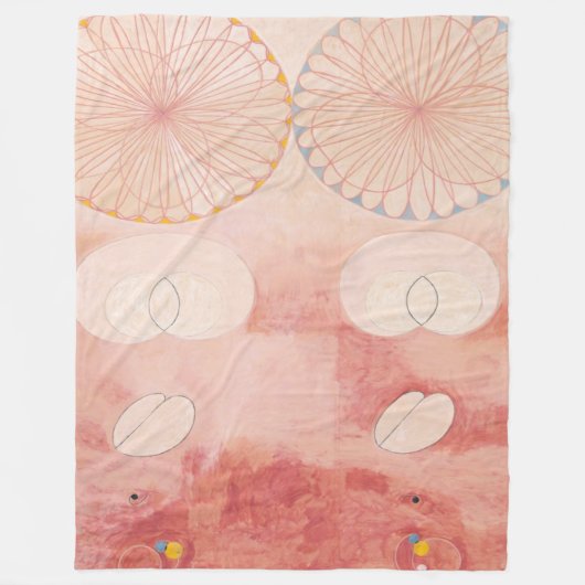 Hilma af Klint – 最大10個、9個 フリースブランケット (正面)