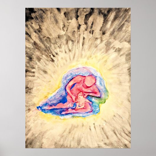 Hilma af Klint – 母と子 ポスター (正面)