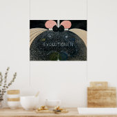 Hilma af Klint – 進化 ポスター (キッチン)