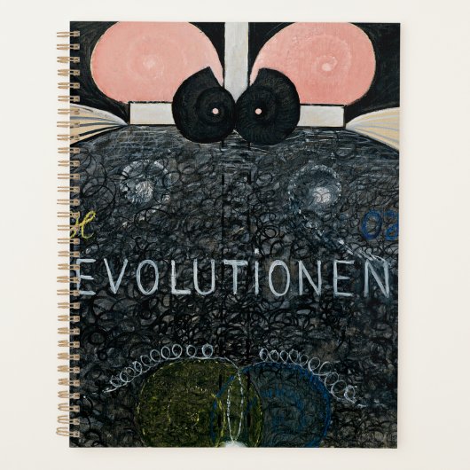 Hilma af Klint – 進化， 7 プランナー手帳 (正面)