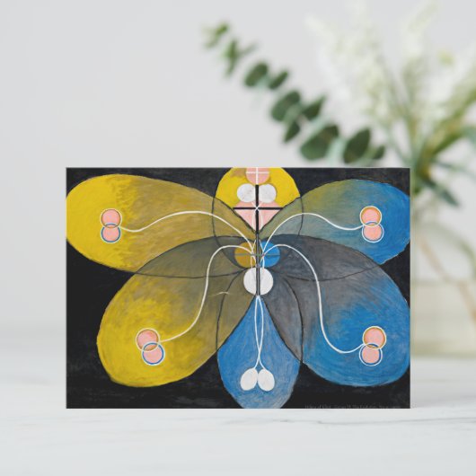 Hilma af Klint – 進化， 9 カード (スタンド正面)