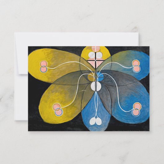 Hilma af Klint – 進化， 9 カード (裏面)