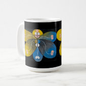 Hilma af Klint – 進化, 9 コーヒーマグカップ (正面左)