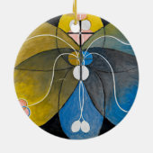 Hilma af Klint – 進化， 9 セラミックオーナメント (裏面)