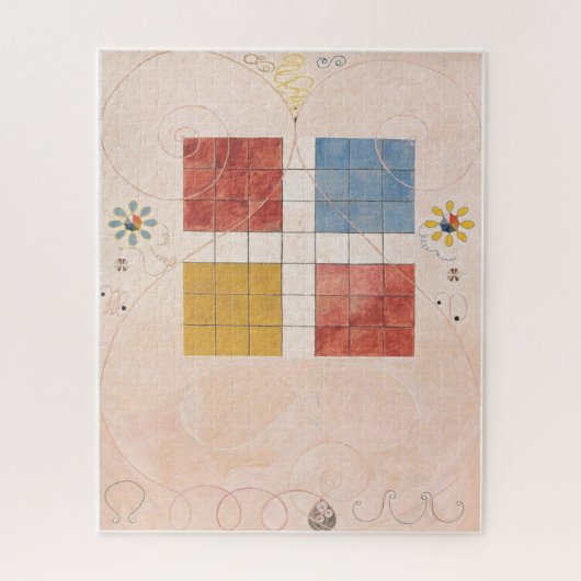 Hilma Af Klint、10番目に大きいNo10、抽象芸術・アート ジグソーパズル (縦)