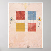 Hilma Af Klint、10番目に大きいNo10、抽象芸術・アート ポスター (正面)
