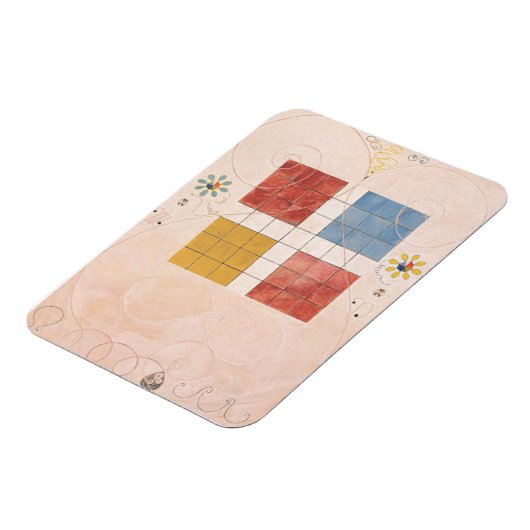 Hilma Af Klint、10番目に大きいNo10、抽象芸術・アート マグネット (左側)