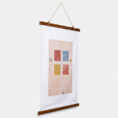 Hilma Af Klint、10番目に大きいNo10、抽象芸術・アート 吊り下げ型タペストリー (傾斜あり)