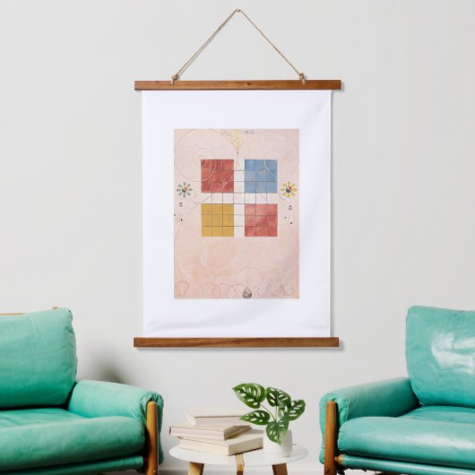 Hilma Af Klint、10番目に大きいNo10、抽象芸術・アート 吊り下げ型タペストリー (リビング)