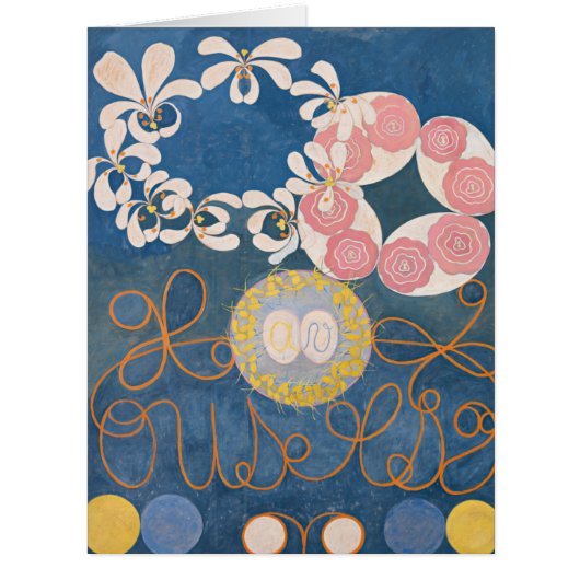Hilma Af Klint、10番目に大きいNo1、抽象芸術・アート (正面)