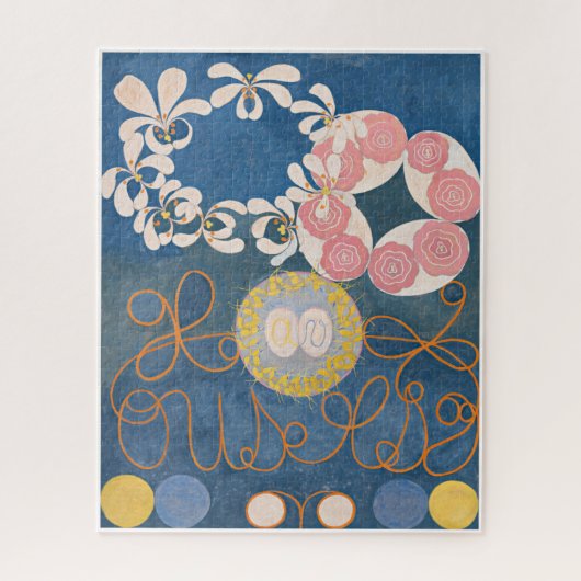 Hilma Af Klint、10番目に大きいNo1、抽象芸術・アート ジグソーパズル (縦)